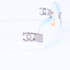 Chanel Rimless Sunglasses Eyewear CC Logo Aurora Clear — view 7