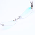 Chanel Rimless Sunglasses Eyewear CC Logo Aurora Clear — view 8