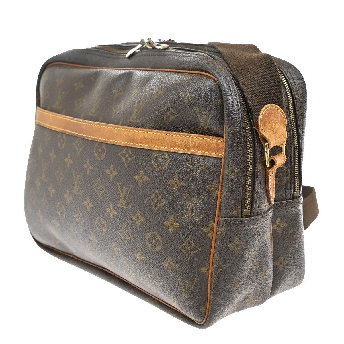 Louis Vuitton Reporter GM Shoulder Bag Monogram Leather — view 2