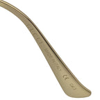 Gucci Sunglasses Interlocking G Web Stripe Gold Navy Red Metal Eyewear — view 8