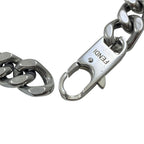 Fendi Baguette Bracelet FF Logo Metal Silver — view 5