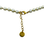 Dior Pendant 30 Montaigne Metal Faux Pearl Gold White — view 5