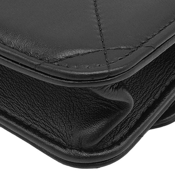 Chanel Chain Wallet Chanel 19 Clutch Lambskin Black Silver — view 4