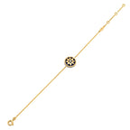 Dior Bracelet Rose Des Vents Purple Yellow Gold 18k Diamond Lapis Lazuli — view 2