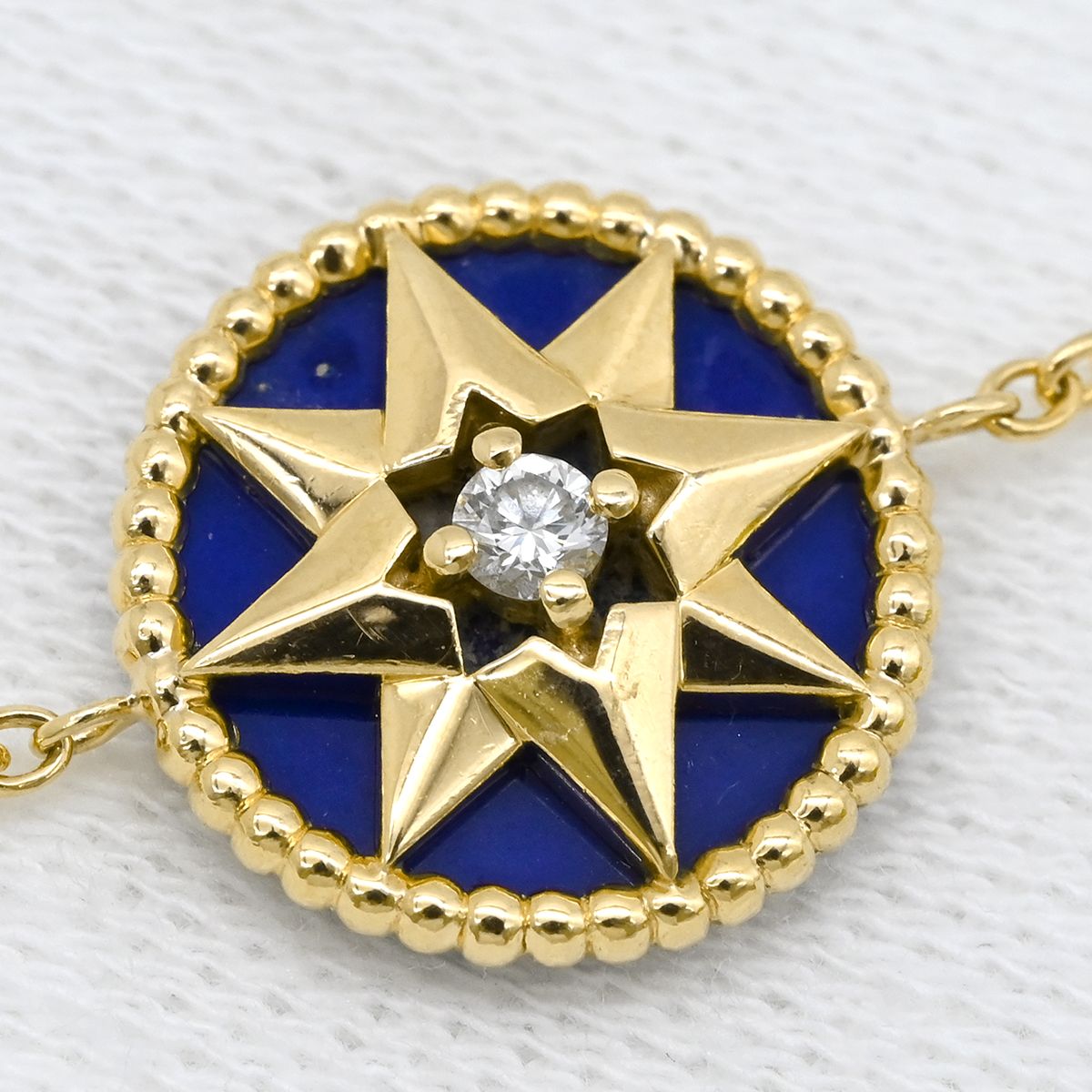 Dior Bracelet Rose Des Vents Purple Yellow Gold 18k Diamond Lapis Lazuli — view 8