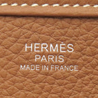Hermes Shoulder Bag Evelyne 3 PM 29 Taurillon Clemence Gold Silver — view 8