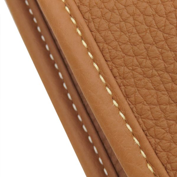 Hermes Shoulder Bag Evelyne 3 PM 29 Taurillon Clemence Gold Silver — view 5