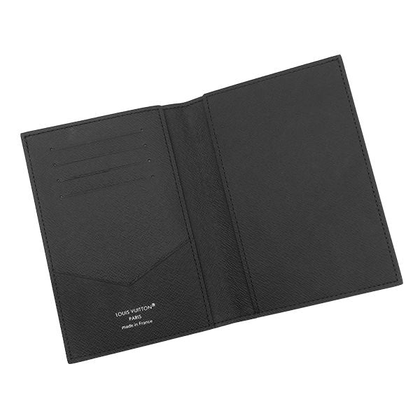 Louis Vuitton Passport Case Couverture NM Leather Monogram Eclipse Canvas Black — view 5