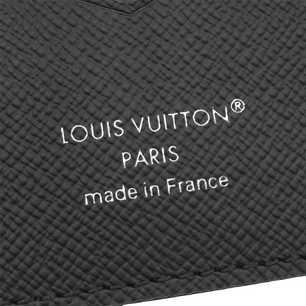 Louis Vuitton Passport Case Couverture NM Leather Monogram Eclipse Canvas Black — view 6