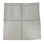 Hermes Pocket Square Grand H Scarf Pochette Pongee Faconnee H Gray Silk