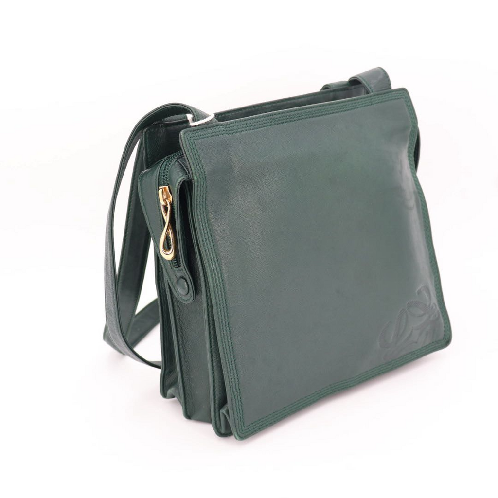 Loewe Anagram Tote Bag Green