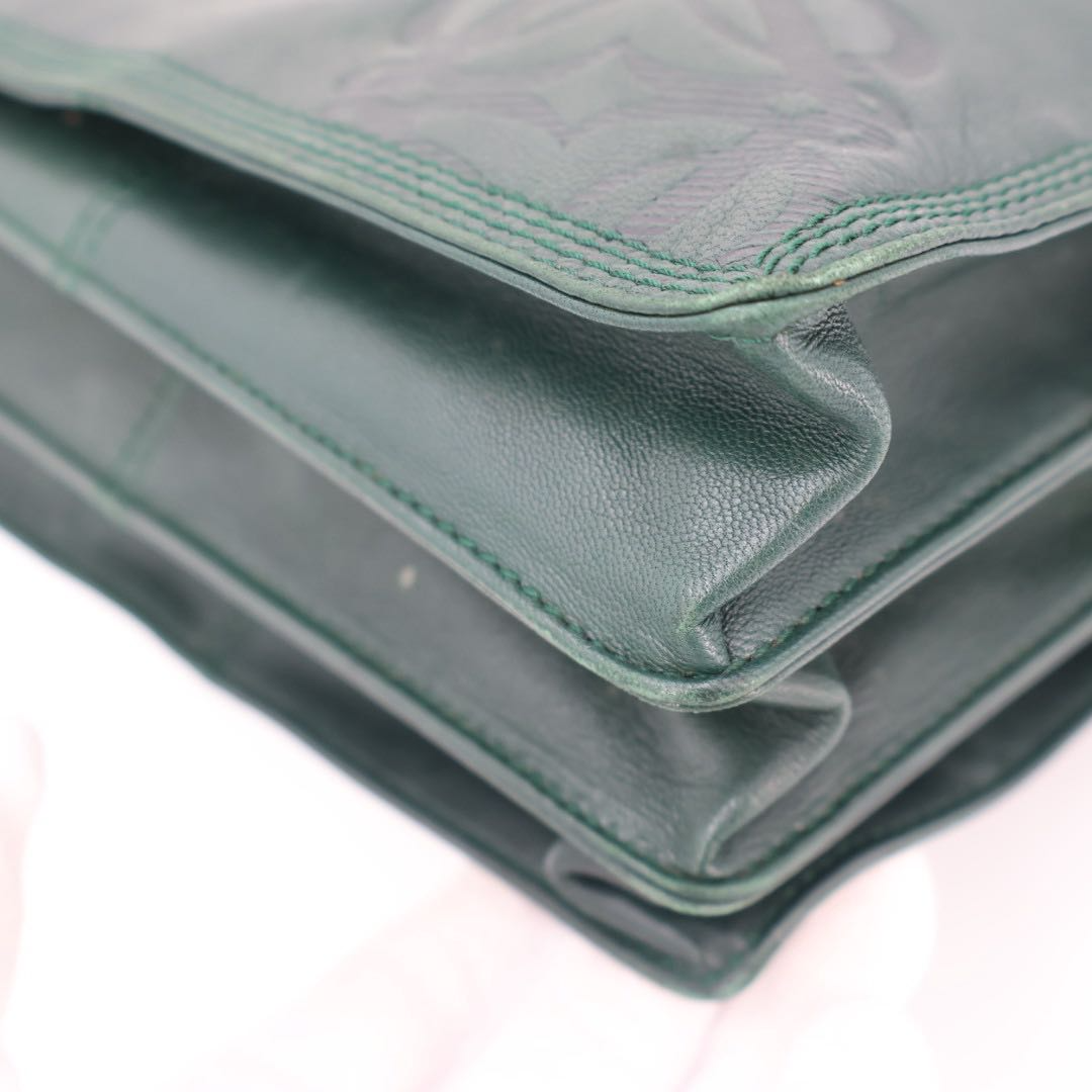 Loewe Anagram Tote Bag Green — view 4