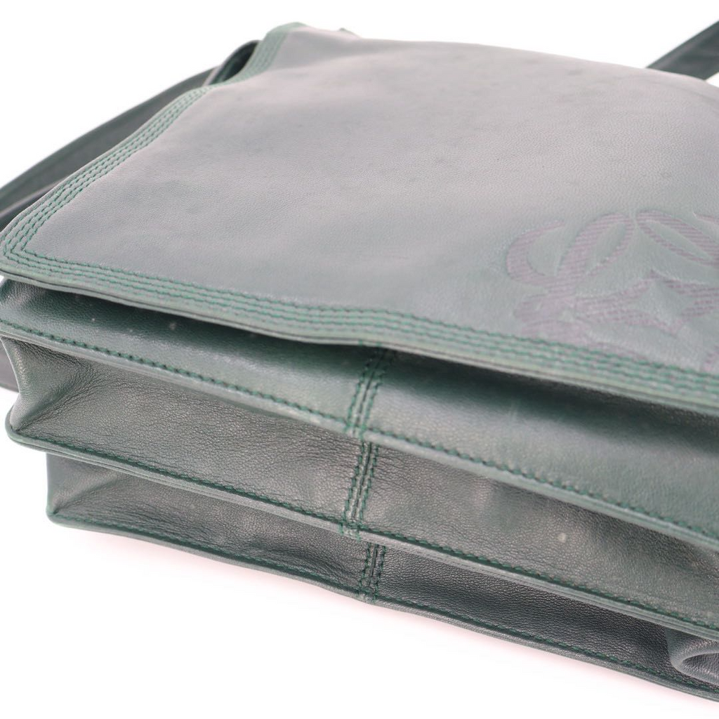 Loewe Anagram Tote Bag Green — view 6