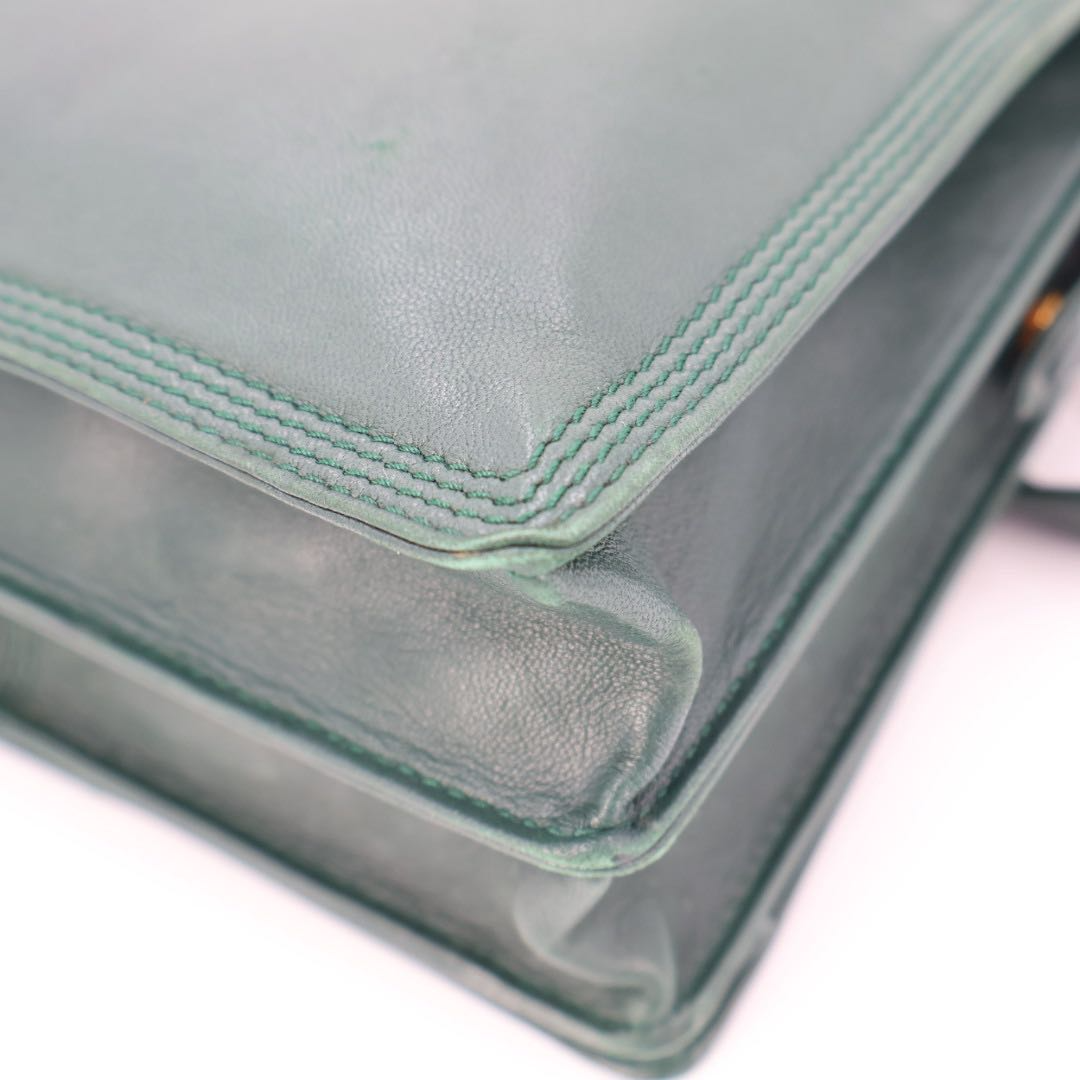 Loewe Anagram Tote Bag Green — view 7
