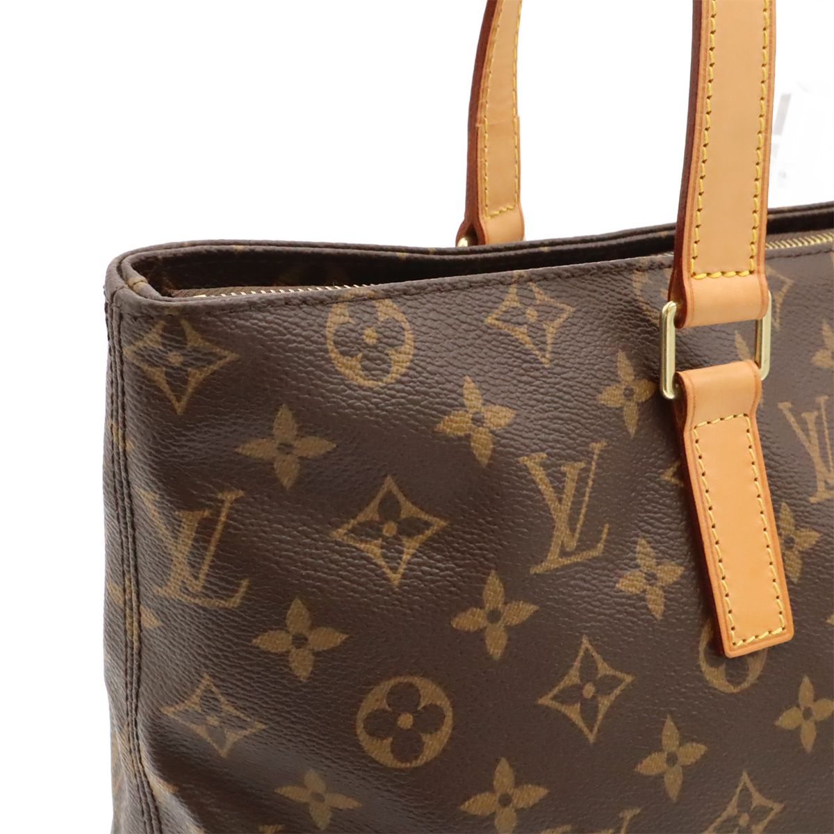 Louis Vuitton Monogram Cabas Mezzo Tote Shoulder Bag — view 7