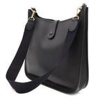Hermes Evelyne I 1 GM Shoulder Bag Ardennes Leather Black Gold — view 2