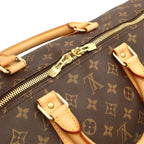 Louis Vuitton Monogram Keepall 55 Boston Bag Purse — view 5