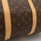 Louis Vuitton Monogram Keepall 55 Boston Bag Purse — view 7