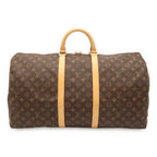 Louis Vuitton Monogram Keepall 55 Boston Bag Purse
