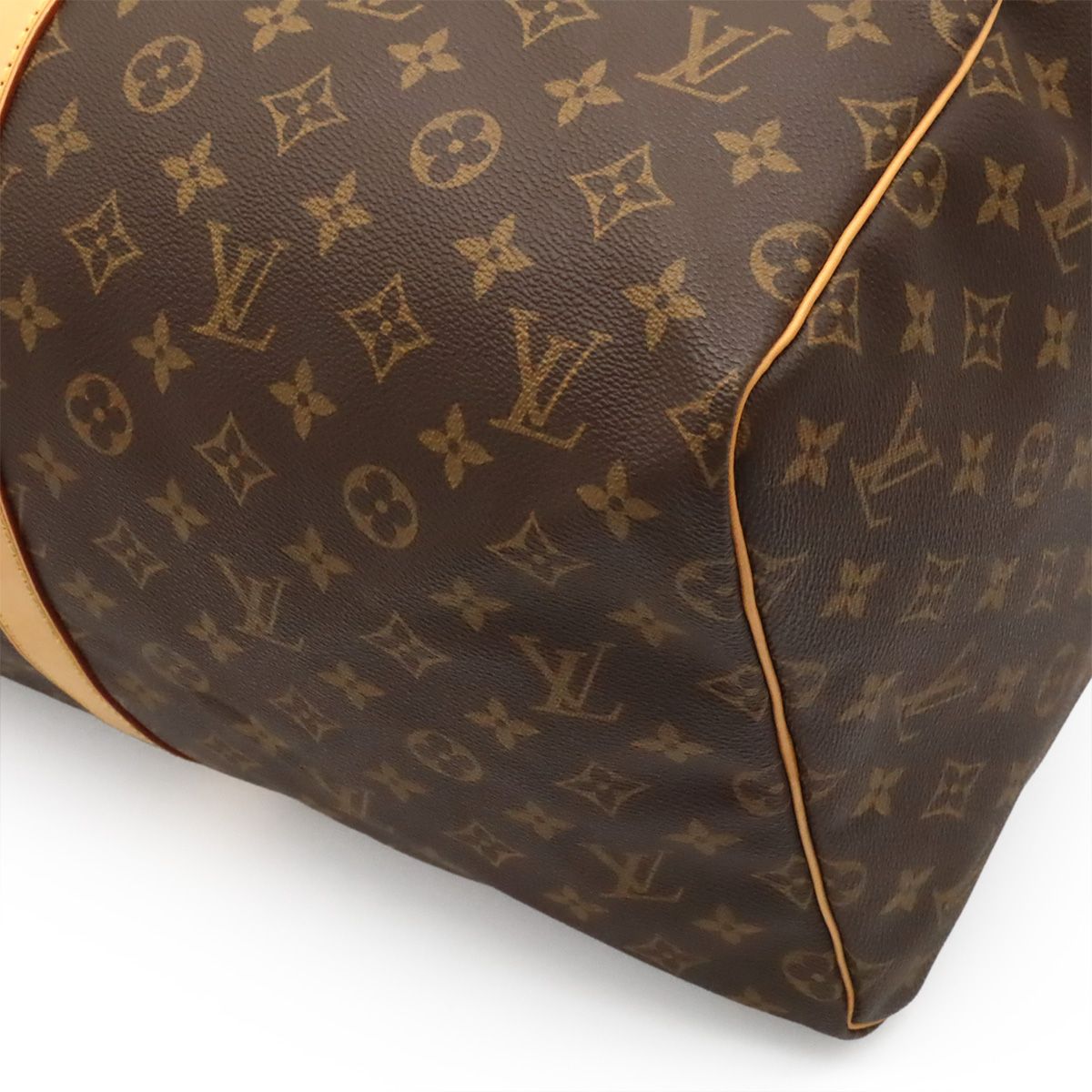 Louis Vuitton Monogram Keepall 55 Boston Bag Purse — view 3