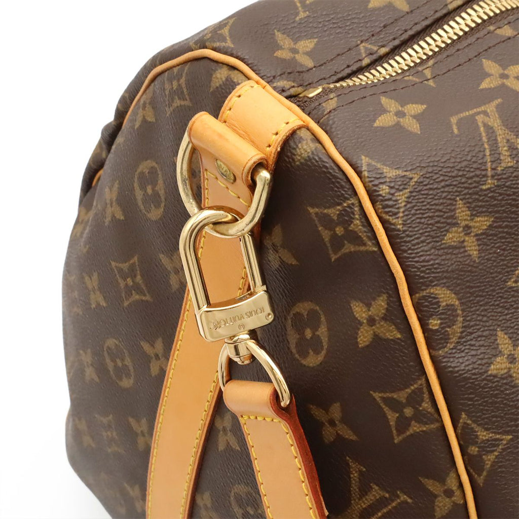 Louis Vuitton Monogram Keepall Bandouliere 55 Boston Bag Purse 2-Way — view 7