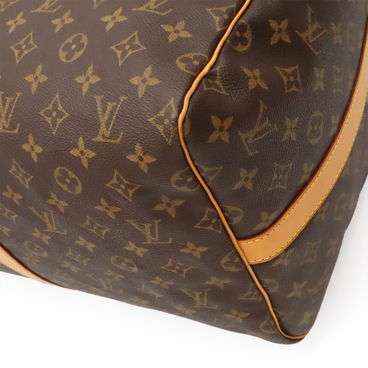 Louis Vuitton Monogram Keepall Bandouliere 55 Boston Bag Purse 2-Way — view 3