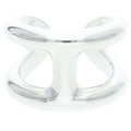 Hermes Osmose GM Silver Ring
