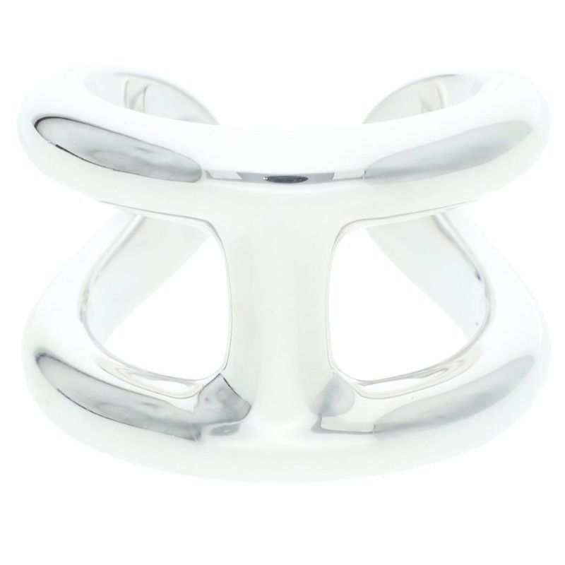 Hermes Osmose GM Silver Ring