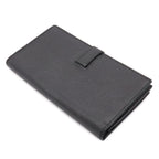 Hermes Bearn Soufflet Wallet Bifold Veau Epsom Black Gold — view 2