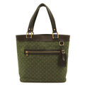 Louis Vuitton Monogram Mini Lucille GM Tote Shoulder Bag Canvas Leather Khaki