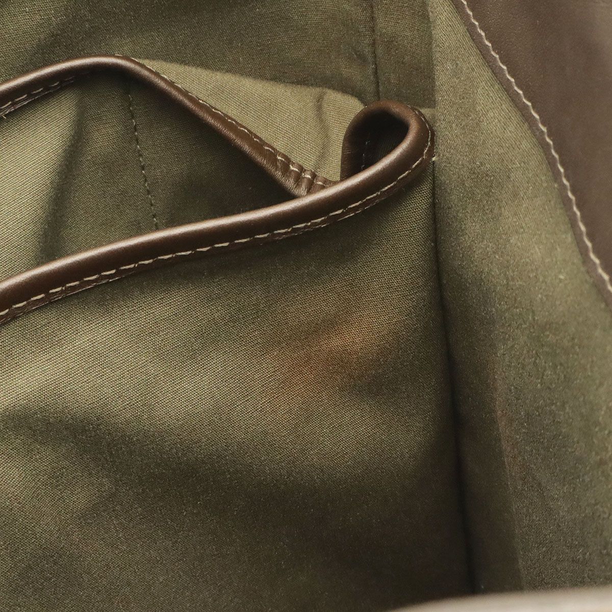 Louis Vuitton Monogram Mini Lucille GM Tote Shoulder Bag Canvas Leather Khaki — view 7