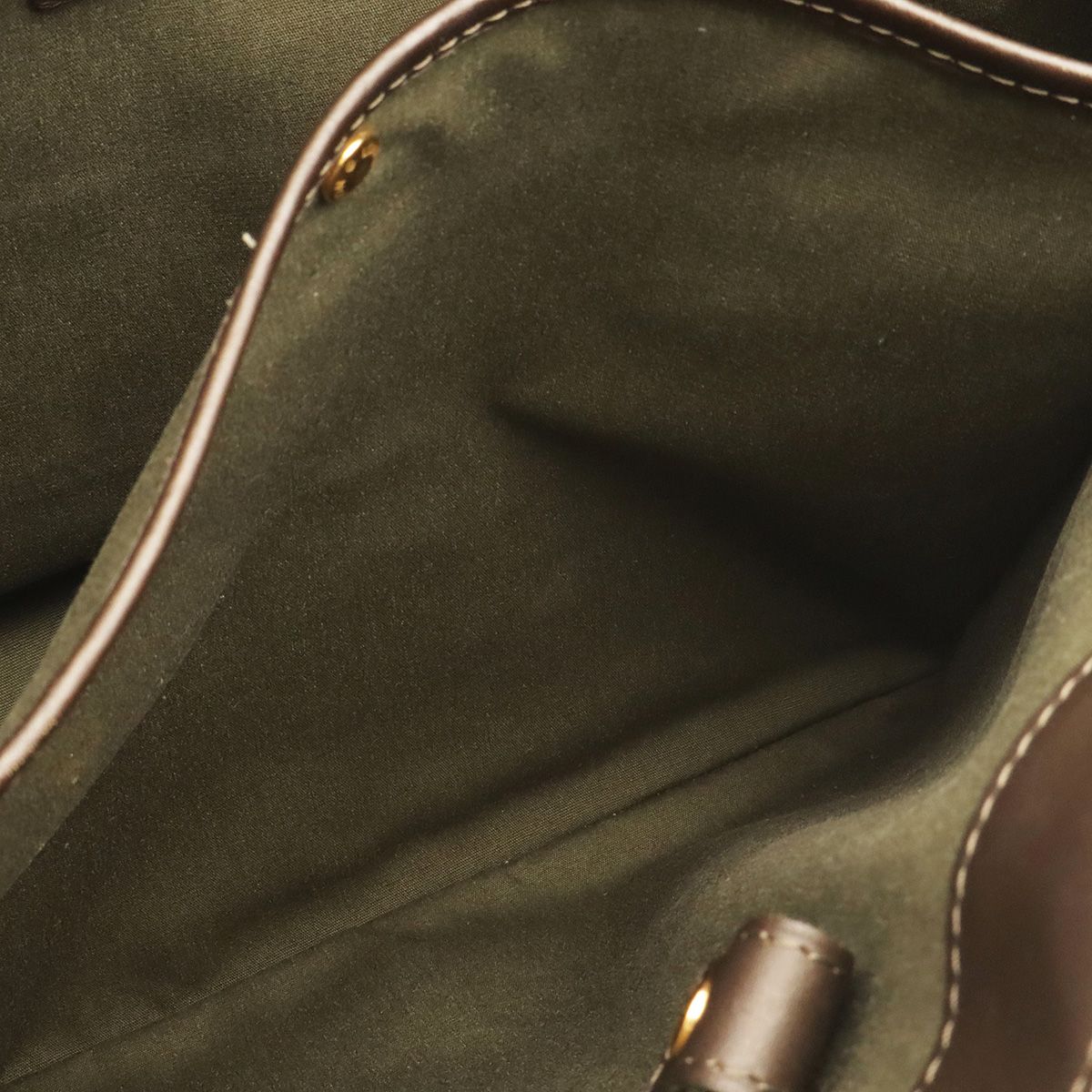 Louis Vuitton Monogram Mini Lucille GM Tote Shoulder Bag Canvas Leather Khaki — view 6