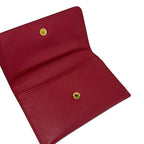 Prada Card Case Pink Flap Leather — view 3