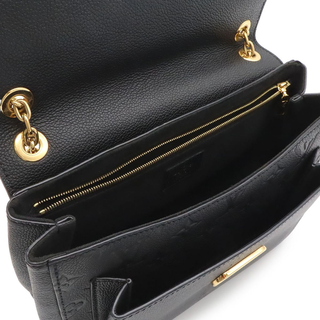 Louis Vuitton Monogram Empreinte Vavin PM Shoulder Bag Chain Noir Black — view 6