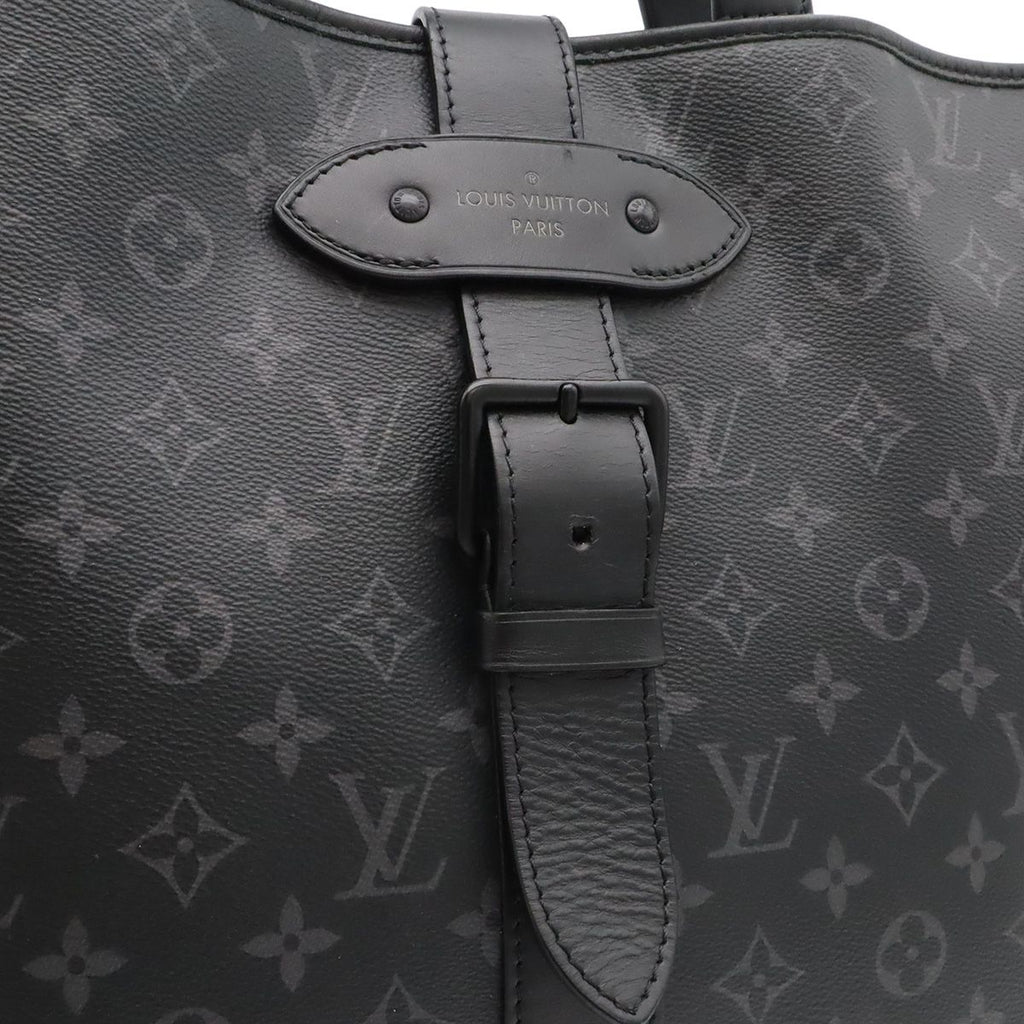 Louis Vuitton Monogram Eclipse Saumur Tote Large 2-Way Shoulder Bag Business — view 8