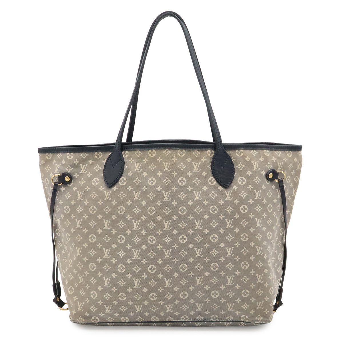 Louis Vuitton Monogram Idylle Neverfull MM Tote Shoulder Bag Canvas Navy