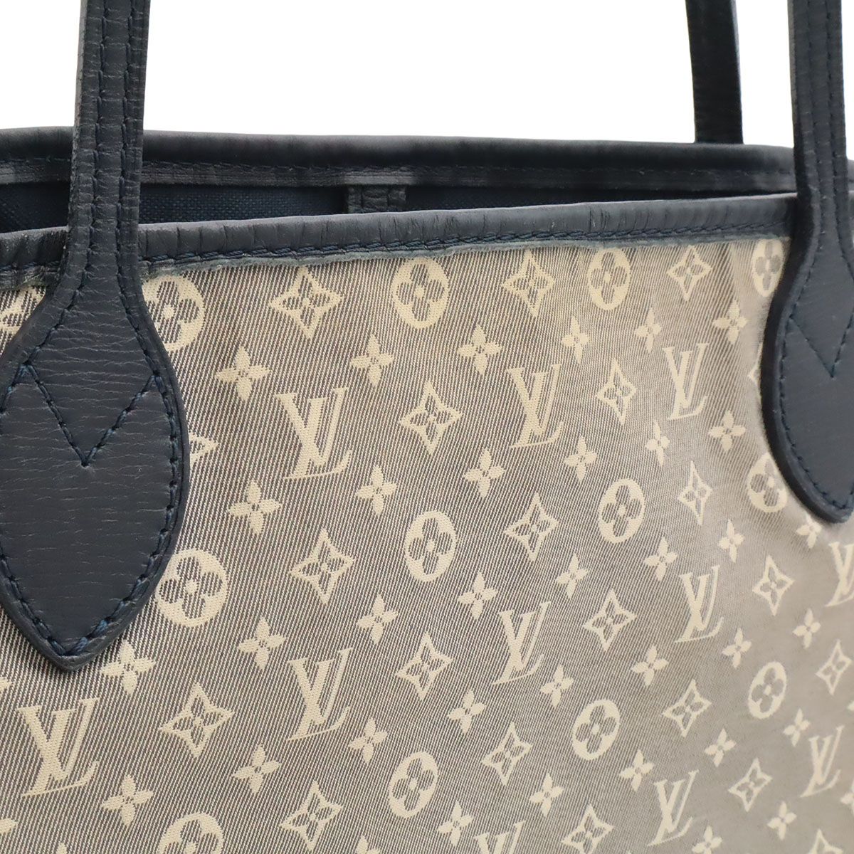 Louis Vuitton Monogram Idylle Neverfull MM Tote Shoulder Bag Canvas Navy — view 7