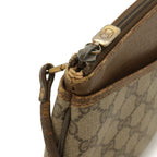 Gucci Vintage GG Plus Sherry Line Shoulder Bag Pochette 2-Way Clutch Beige — view 5