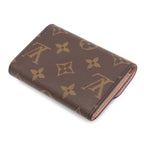 Louis Vuitton Monogram Porte Monnaie Rosalie Coin Purse Rose Ballerine Light — view 2