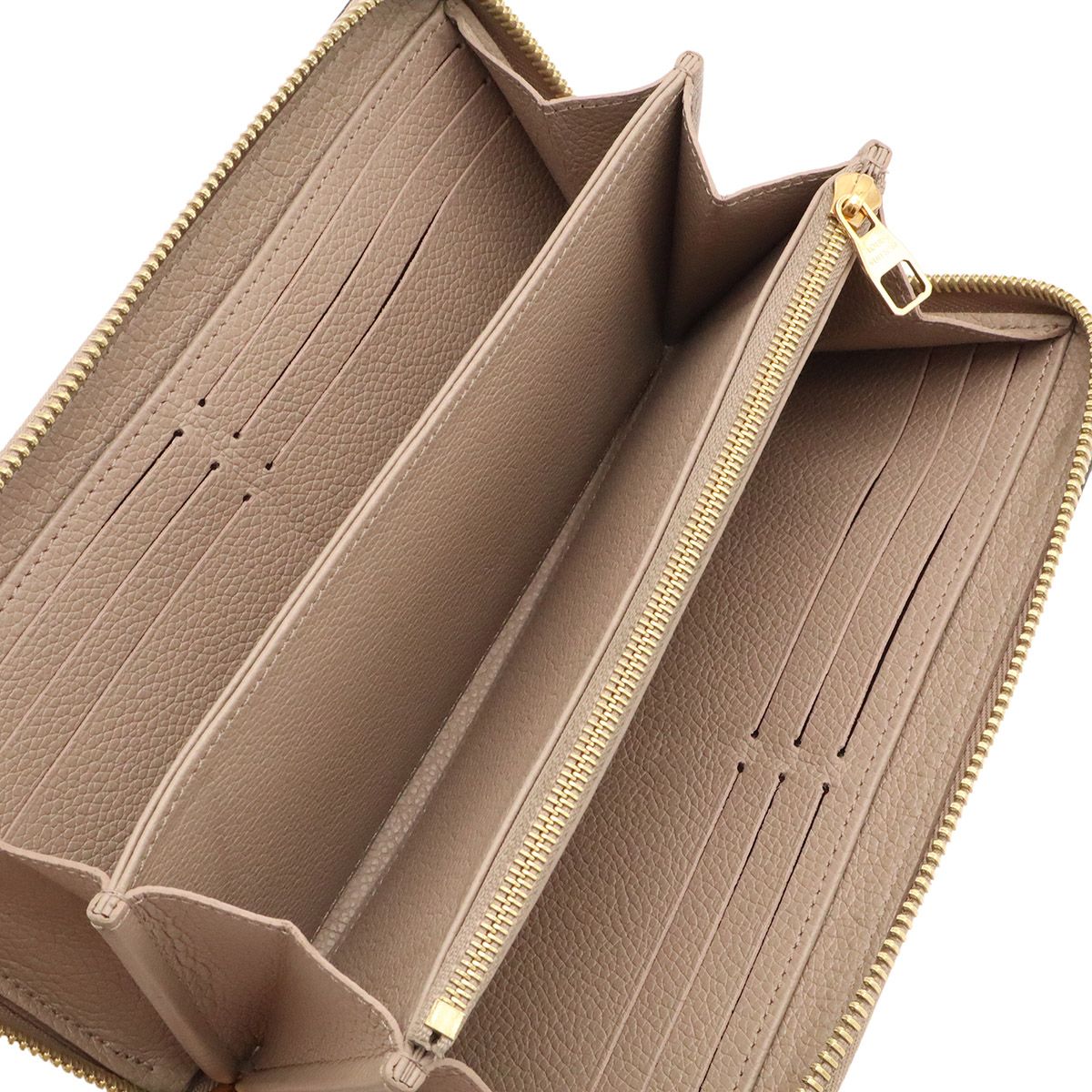Louis Vuitton Monogram Empreinte Zippy Wallet Zip Around Bicolor Tourterelle — view 5