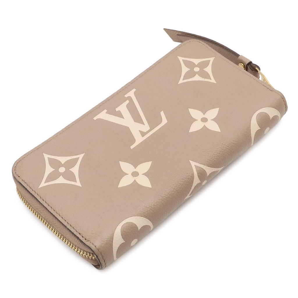 Louis Vuitton Monogram Empreinte Zippy Wallet Zip Around Bicolor Tourterelle — view 2