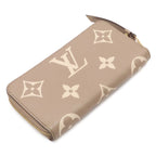 Louis Vuitton Monogram Empreinte Zippy Wallet Zip Around Bicolor Tourterelle — view 2