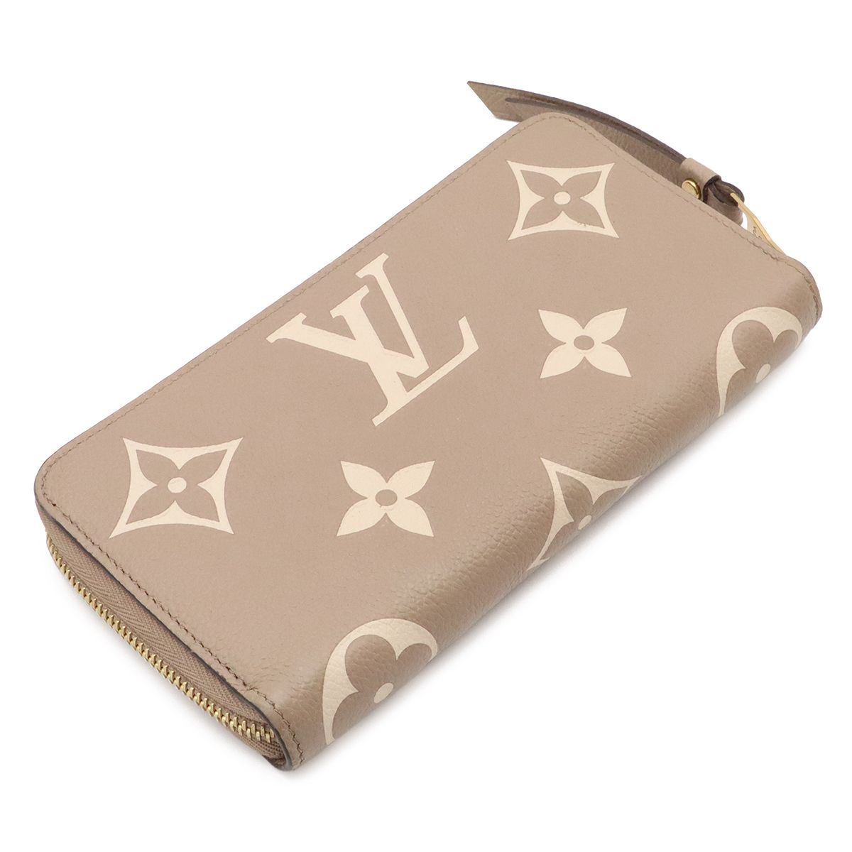 Louis Vuitton Monogram Empreinte Zippy Wallet Zip Around Bicolor Tourterelle — view 2