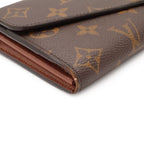 Louis Vuitton Monogram Portefeuille Sarah Bifold Wallet — view 3