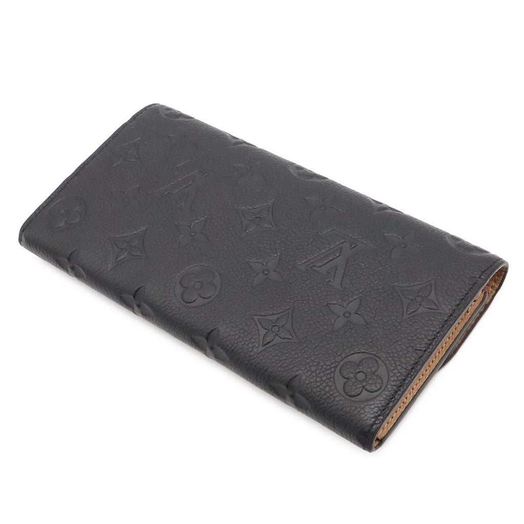 Louis Vuitton Monogram Empreinte Portefeuille Emily Wallet Bifold Noir Black — view 2