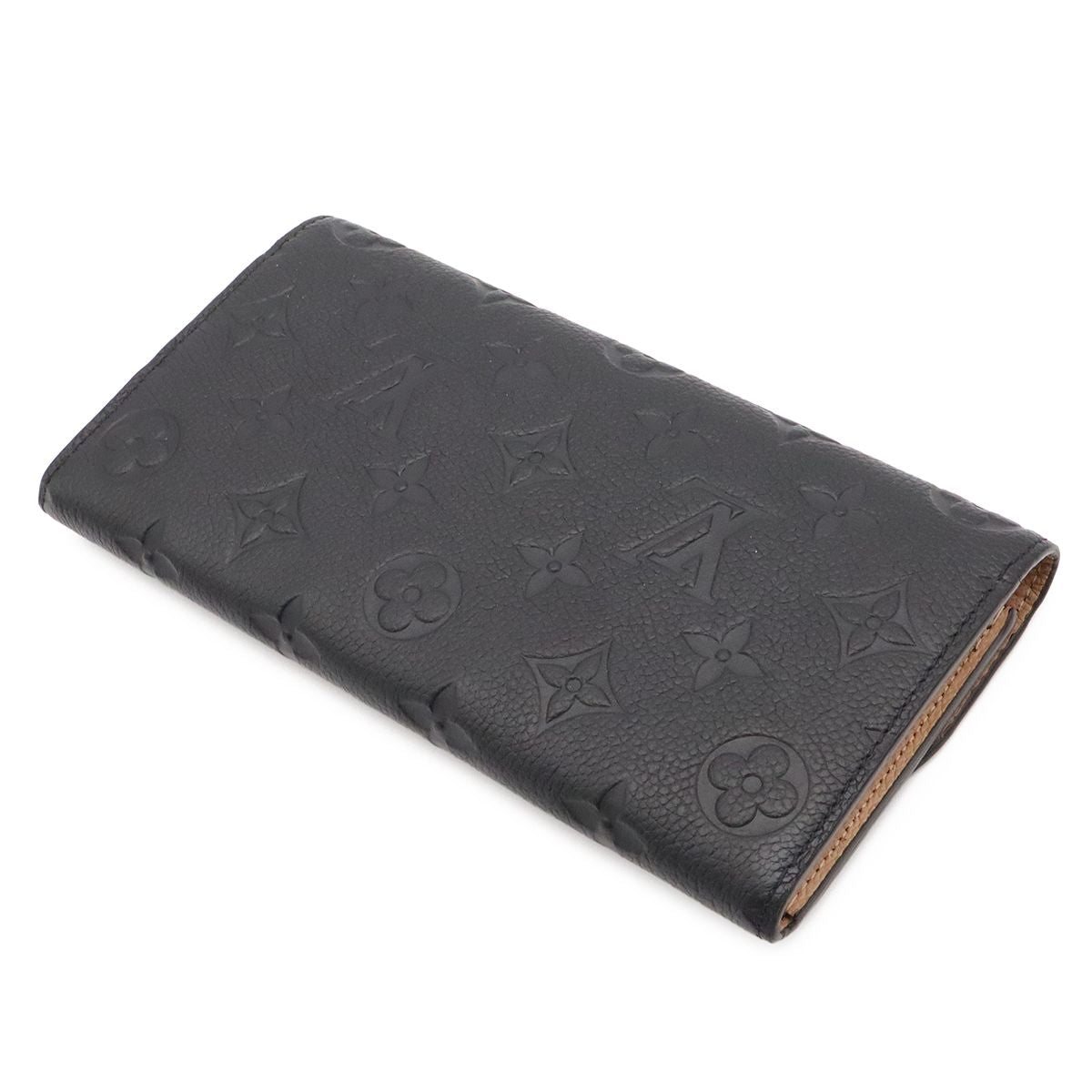 Louis Vuitton Monogram Empreinte Portefeuille Emily Wallet Bifold Noir Black — view 2
