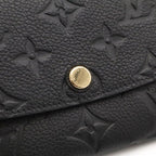 Louis Vuitton Monogram Empreinte Portefeuille Emily Wallet Bifold Noir Black — view 4