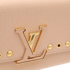 Louis Vuitton Portefeuille Capucines Bifold Wallet Taurillon Leather Studs — view 4
