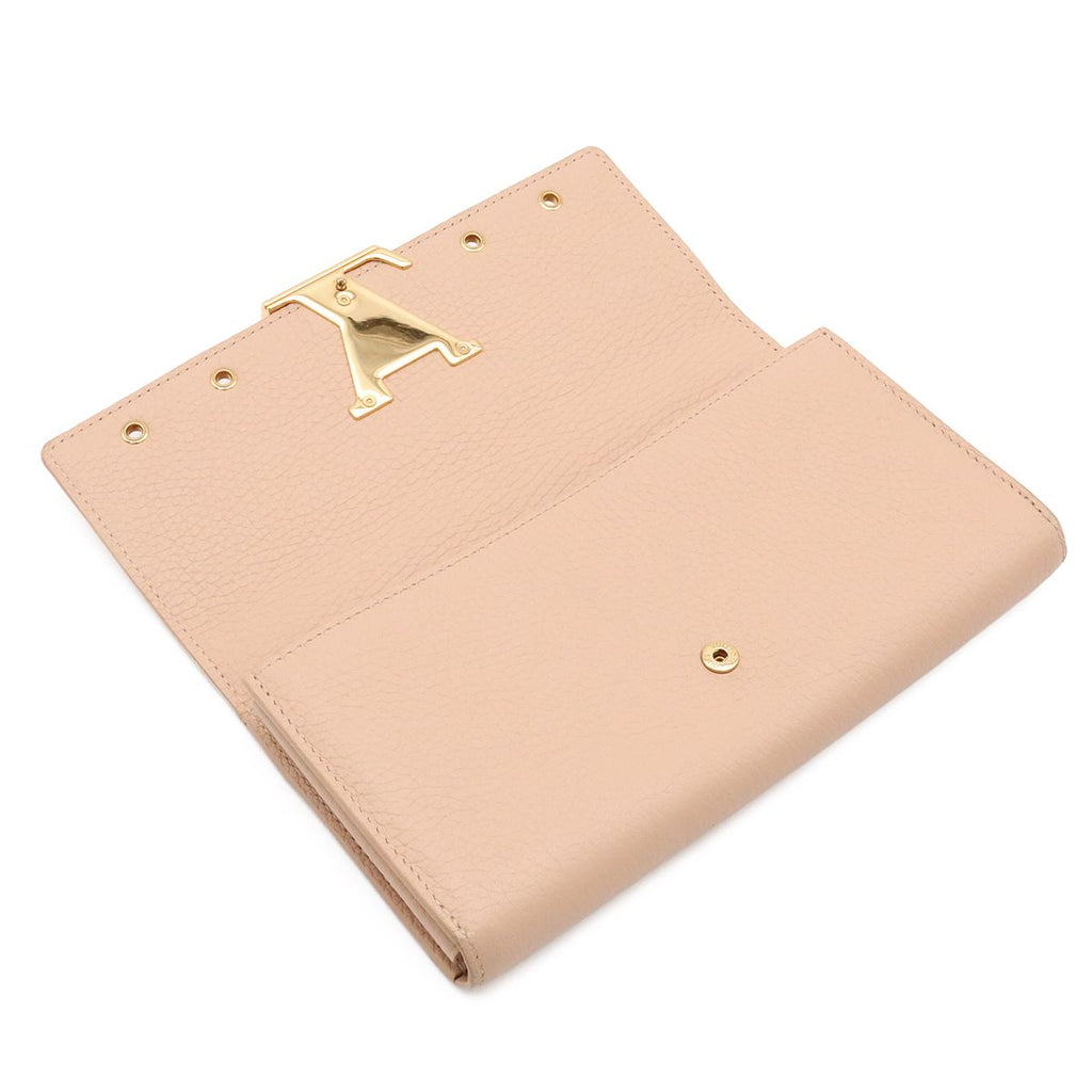 Louis Vuitton Portefeuille Capucines Bifold Wallet Taurillon Leather Studs — view 5