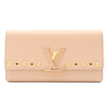 Louis Vuitton Portefeuille Capucines Bifold Wallet Taurillon Leather Studs